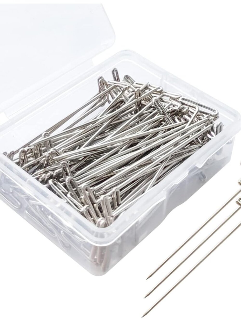 T-Pins, 100 Pack 2 Inch - For Knitting, Wigs, Sewing & Office Wall